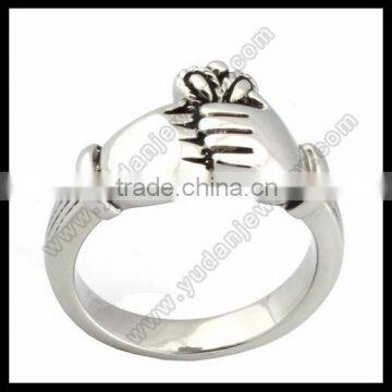 Custom Sapphire Claddagh Ring photo-2