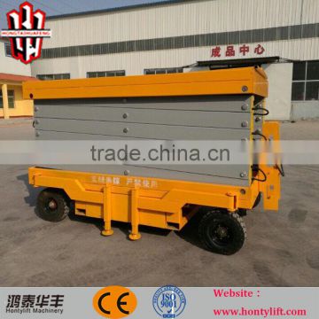 12m mobile trailer mobile scissor lift