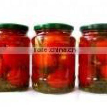 Pickled tomatoes in 720ml glass jar