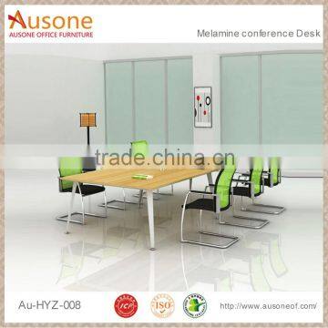 Durable Melamine Board Meeting Table Modern Design rectangular conference table