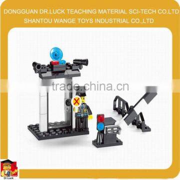 DIY Super Police Block car set building blocks mini