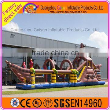 Custom priate ship inflatable bouncy castle