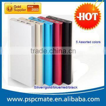 2015 universal portable aluminum original power bank 12000mAh