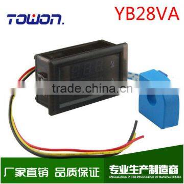 Double Display YB28VA DC Digital 10A Voltmeter Ammeter Digital DC Voltage Ammeter photo-2