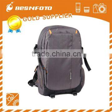 Besnfoto Light Grey Multi-fonction dslr camera backpack laptop bag for dslr laptop tripod