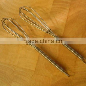 Stainless steel Mini Whisk/ coffee milk whisk/stirring whisk/drink stirring whisk