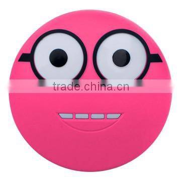 Cute smile face 5600mAh portable power Bank