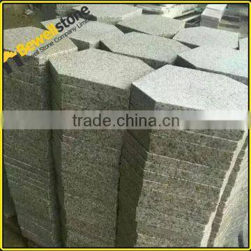 Flamed g682 rusty yellow China granite paving stone for road