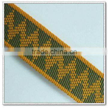 20mm wide jacquard polyester tape for decoration,woven jacquard tape