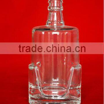 fancy glass liquor bottle