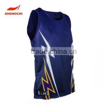 Custom sublimation printing running singlet, running wear/vest/shirt
