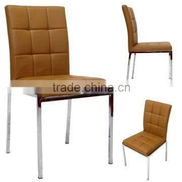 modern appearance metal leg dining chair