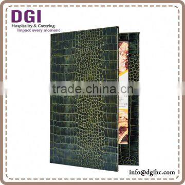 Lighter Hotel Menu Printing / Good Menu Design Ideas / Factory Price Leather Cover photo-5