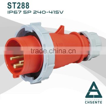 Alibaba China Brass 16A 5P Electric Power 440V Industrial Plug