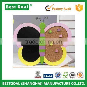 2016 Spring Newest Butterfly Shape Wooden Menu Chalkboard