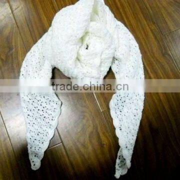 Fashion Lady Acrylic Knitted Triangle Shawl