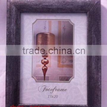 Dark color antique ps moulding plastic photo picture frame
