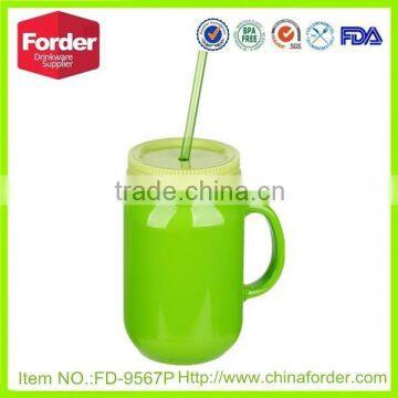 plastic mason jar mug 20OZ Double wall