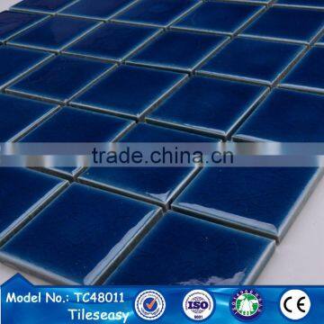 TC48016 China Outdoor Dark Blue Swimming Pool Mosaic Tile for Sale photo-5