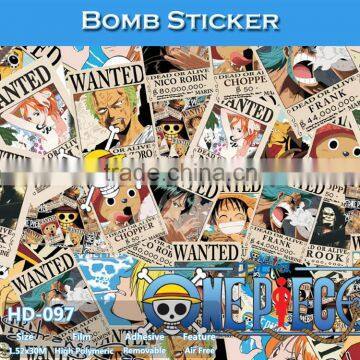 HD-097 CARLIKE Air Bubble Free Bomb Sticker Full Car Body Wrap