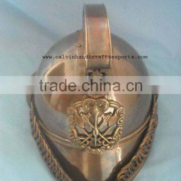 Brass Fire chief antique finish fireman helmet/ fireman helmet/ Austrian firman helmet