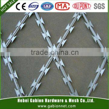 welded razor wire , diamond razor wire ,