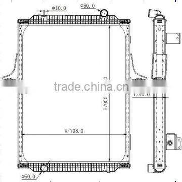 Renault truck radiator