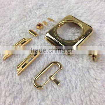 Stainless Steel 24kt gold housing for Apple Watch 38mm and 42mm