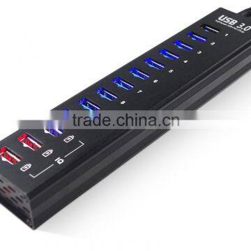 High speed 10 port usb 3.0 hub/ high quality smart usb charging hub