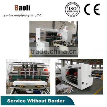 Corrugated carton automatic slotting machine/Riffelkarton outomatiese steek masjien