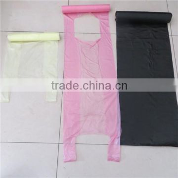 Durable Side Gusset T-shirt Plastic Garbage Bag