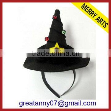 2015 new product Promotion Black Ladies vintage crazy fashion Halloween Hat with good quality