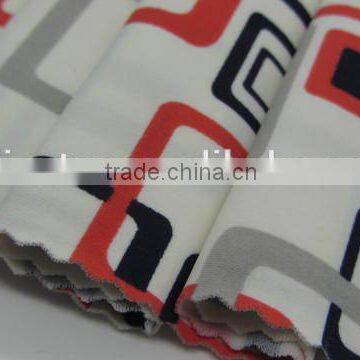 Red Black Rectangle Buckle Spandex Print Nylon Wholesale Fabric China photo-4