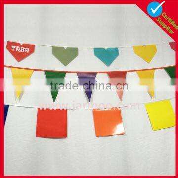 Logo printed no chemicals fabric for bunting