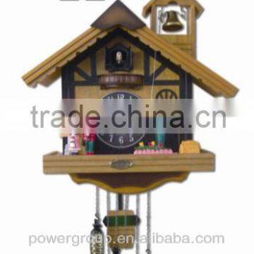 Cuckoo clock Pendulum and Bird alarm Wooden house CK66