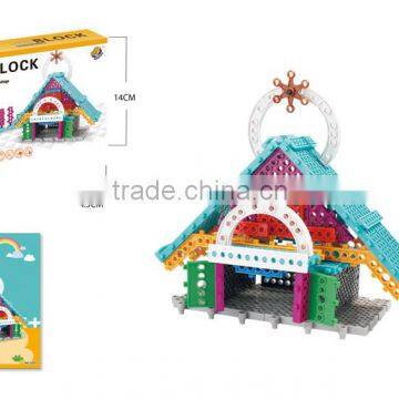 BNR900233 47pcs Villa creative plastic Educational building block