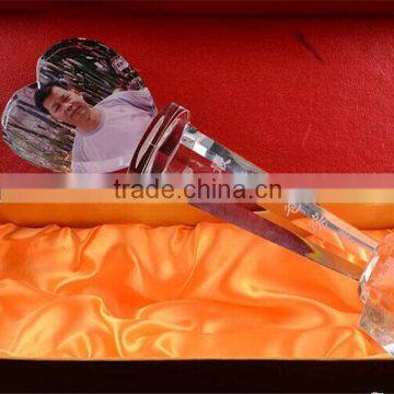 Prize Item k9 Crystal Gift Heart Shaped Trophies