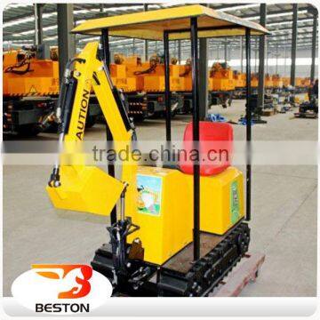 Shopping mall amusement kiddie rides coin operated excavator for children