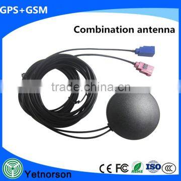 1575.42/900-1800MHz 28 dBi high gain gps gsm active combo antenna with Fraka connector