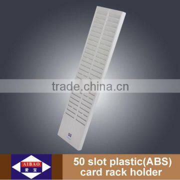 25 Slot Plastic(ABS) Card Rack Holder, for Time Recorder photo-2