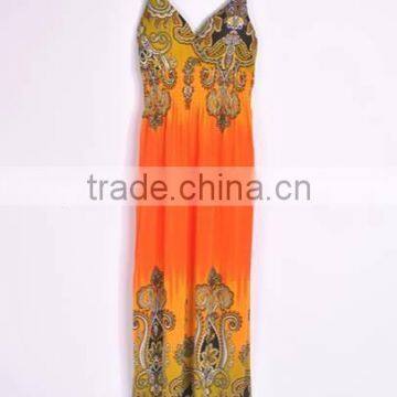 Lady's & Lady Plus Size Stretched Fashion Maxi Dress photo-4