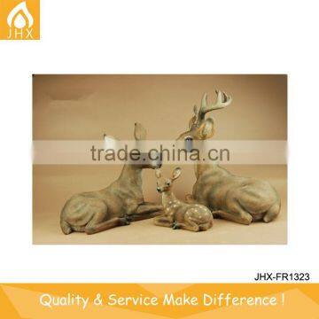 Life Size Resin Sika Deer Outdoor Deer Statues