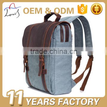 new style canvas mens color life backpack for school