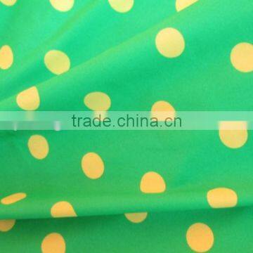 Nice Color stretch dresses/swimwear/Bikini/underwear dot printing fabric