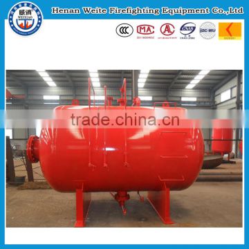 Henan Weite foam storage tank foam proportioned bladder tank