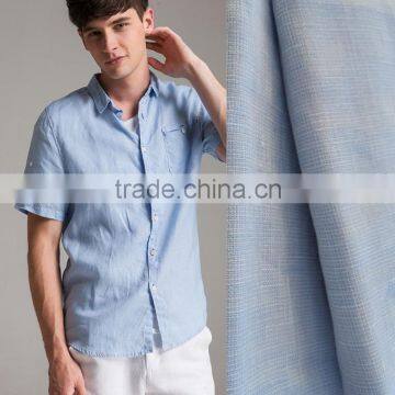 2016 China supply high quality 100%linen yarn-dyed fabric