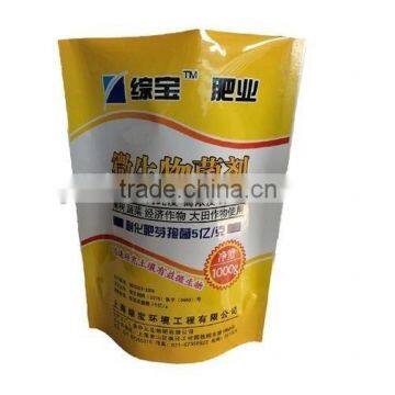 stand up plastic packaging zipper bag for fertilizer