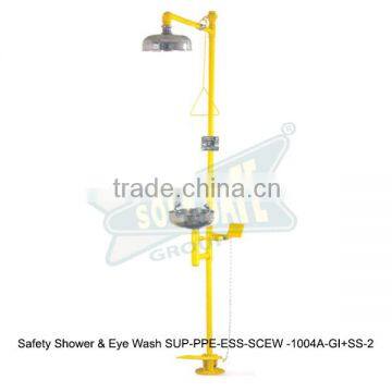 Safety Shower & Eye Wash ( SUP-PPE-ESS-SCEW-1004A-GI+SS-2 )