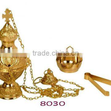 Censer with chain, cup & tong