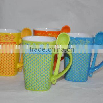 11oz bright color mug world cup 2014 promotional